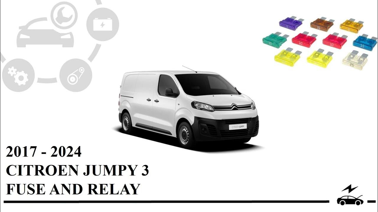 Fuse box diagram Citroën Jumpy 3G Dispatch and relay with assignment