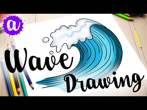 Wave Drawing - Learn to Create Mighty Ocean Waves Drawings