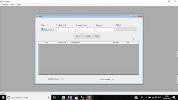 C# Step By Step Make Stock Management Software Part 6