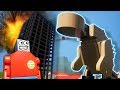 We Must Survive DOBZILLA In Lego City! - Brick Rigs Multiplayer - Lego Tower Survival