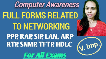 Full Forms Related To NETWORKING | Important Full Forms-PPP, RAP, ARP, VOIP, POP| Computer Protocols