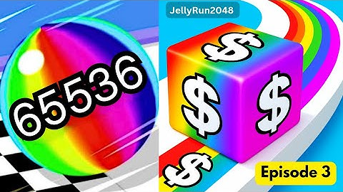 Jelly Run 2048 [2M] – Ep.3 🍬 | Ball Run Infinity ♾️ | Number Run Race 🔢 | Ultimate 3-in-One Merge