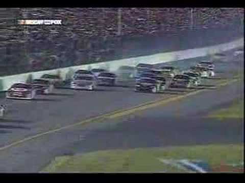 2007 Daytona 500-Blaney and Schrader Crash