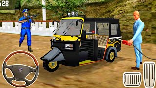 Uphill Mountain Tuk Tuk Auto Rickshaw Driving Simulator Games 3D - Android Gameplay screenshot 3