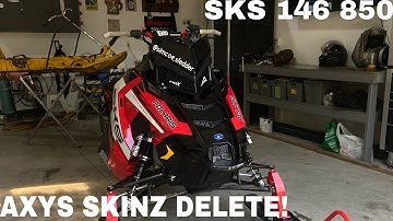 NEW HEADLIGHT DELETE ON SKS 850!