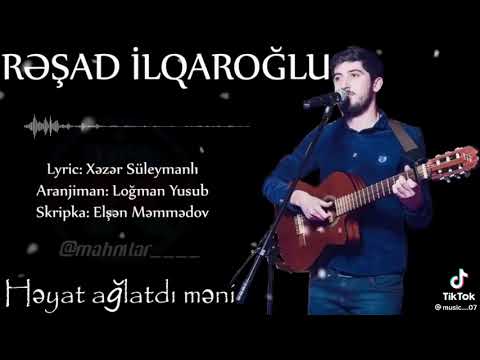 Həyat ağlatdı məni yenə gülmək istədim unudub dərdi qəmi sənə gəlmək istədim #lyrics 🎵