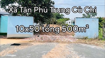 Nhà đất củ chi | giá rẻ | giới thiệu | Lô Đất 500m² Tại Xã Tân Phú Trung Gần Trung Tâm