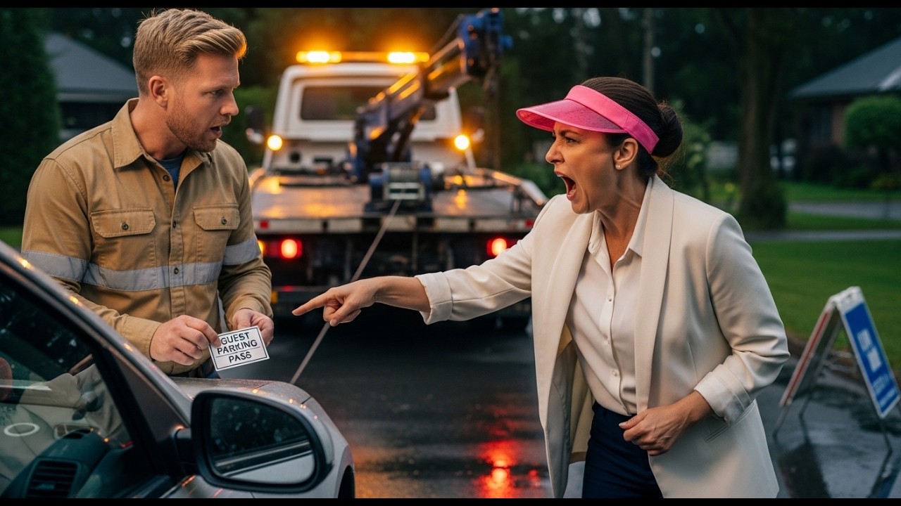 The Tow Truck Backed In While The HOA President Screamed My Guest Pass Was Fake