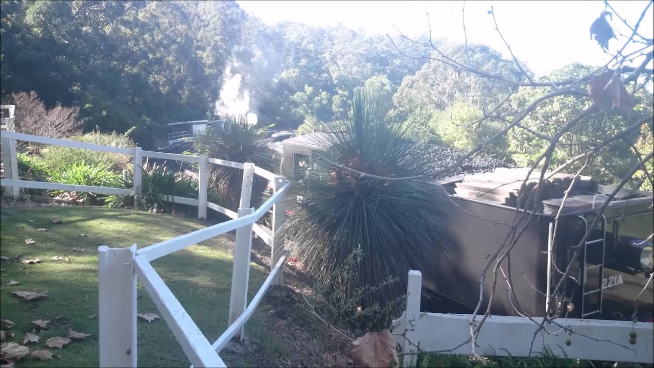 Steam Train AC16 221A 'The Yank' QR150 - Toowoomba - Lockyer Valley 4/06/2015