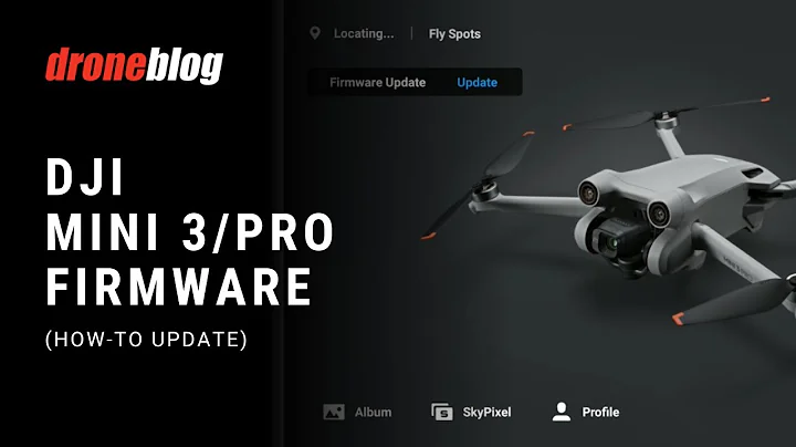 DJI Mini 3/Mini 3 Pro: How-to Update Firmware