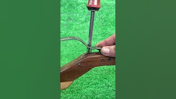 Handcraft a simple Trigger mechanism # Craft idea # DIY # Simple but sturdy