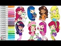 Strawberry Shortcake and Friends Coloring Book Compilation Cherry Jam Orange Blossom Blueberry