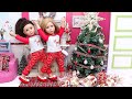 Baby doll sisters open Christmas presents from Santa! Play Toys