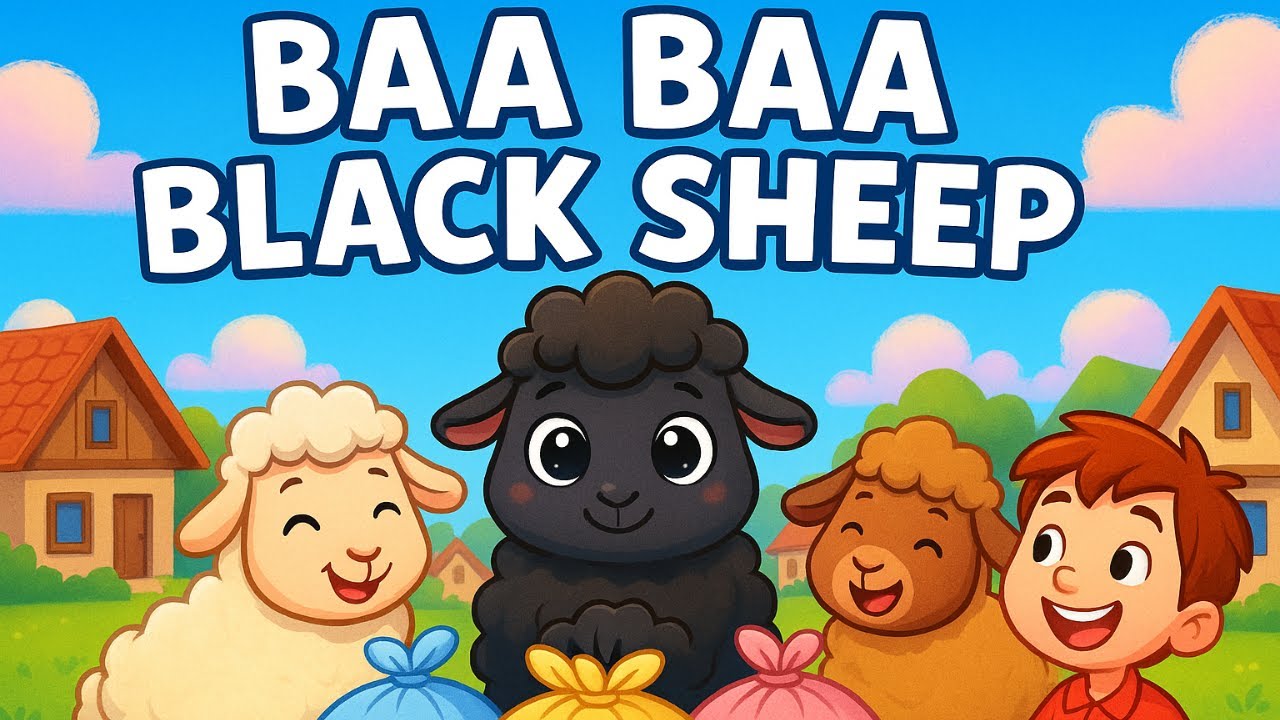 Baa Baa Black Sheep | Learn and Sing with Fun Animation | Kids Nursery Rhyme 2025
