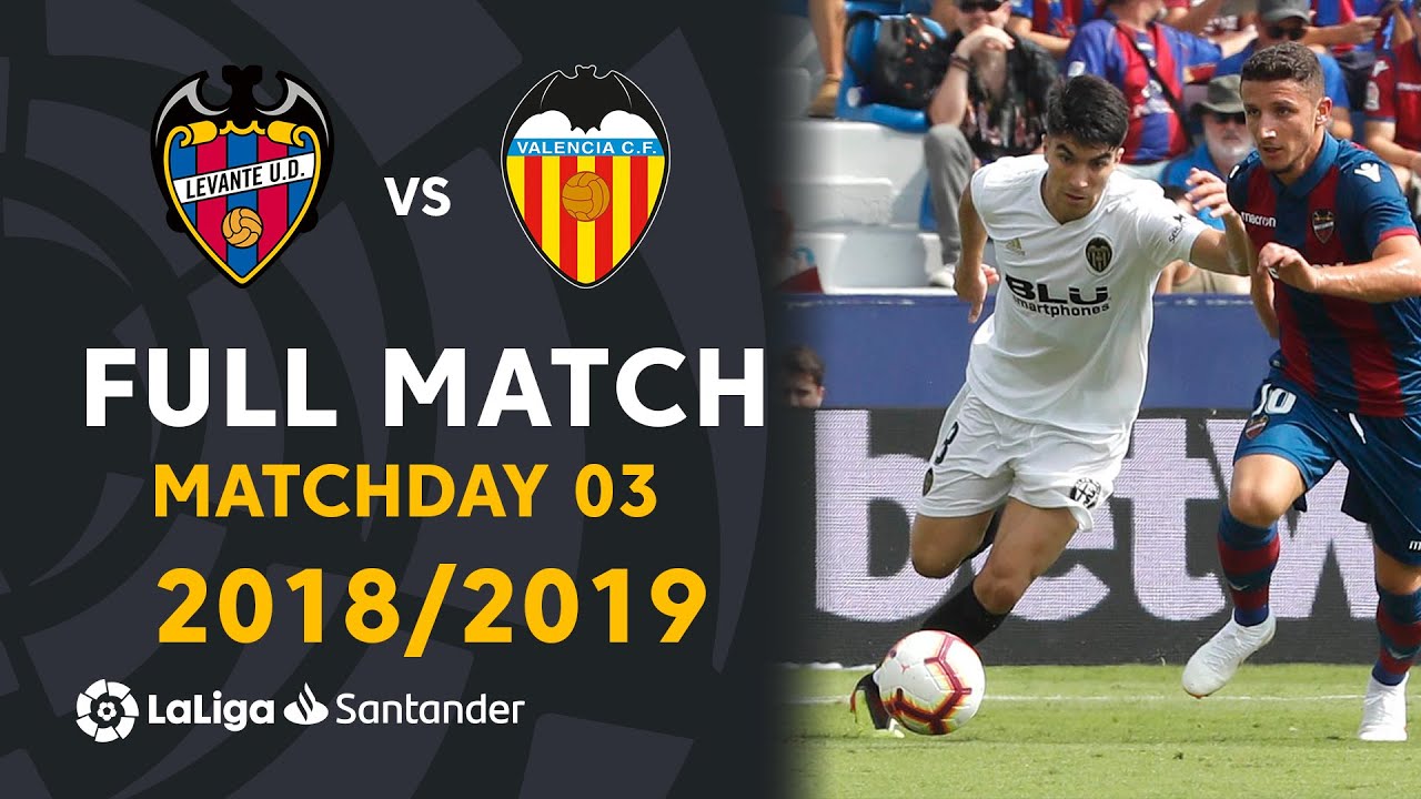 Oh let at blive såret dårligt Levantge UD vs Valencia CF (2-2) Matchday 03 2018/2019 - FULL MATCH -  YouTube