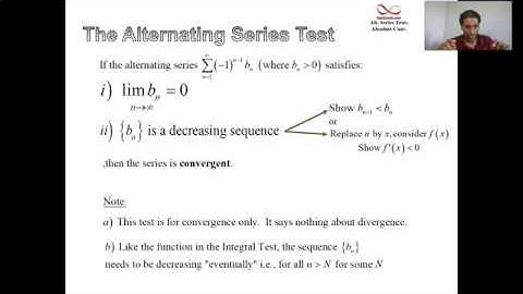 Introduction to the Alternating Series