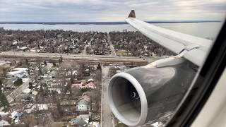 Air Canada Airbus A330-300 Cloudy Landing at Montréal Trudeau | YYZ-YUL