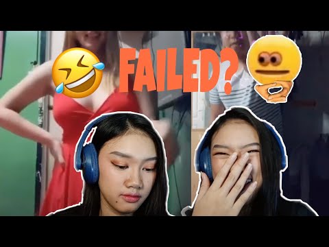 Tiktok Invisible challenge fails (REACTION VIDEO) |Vlog#06💕