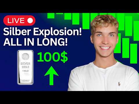 🚨SILBER EXPLOSION: Auf dem Weg Richtung 100$ - Live Trading!🟢