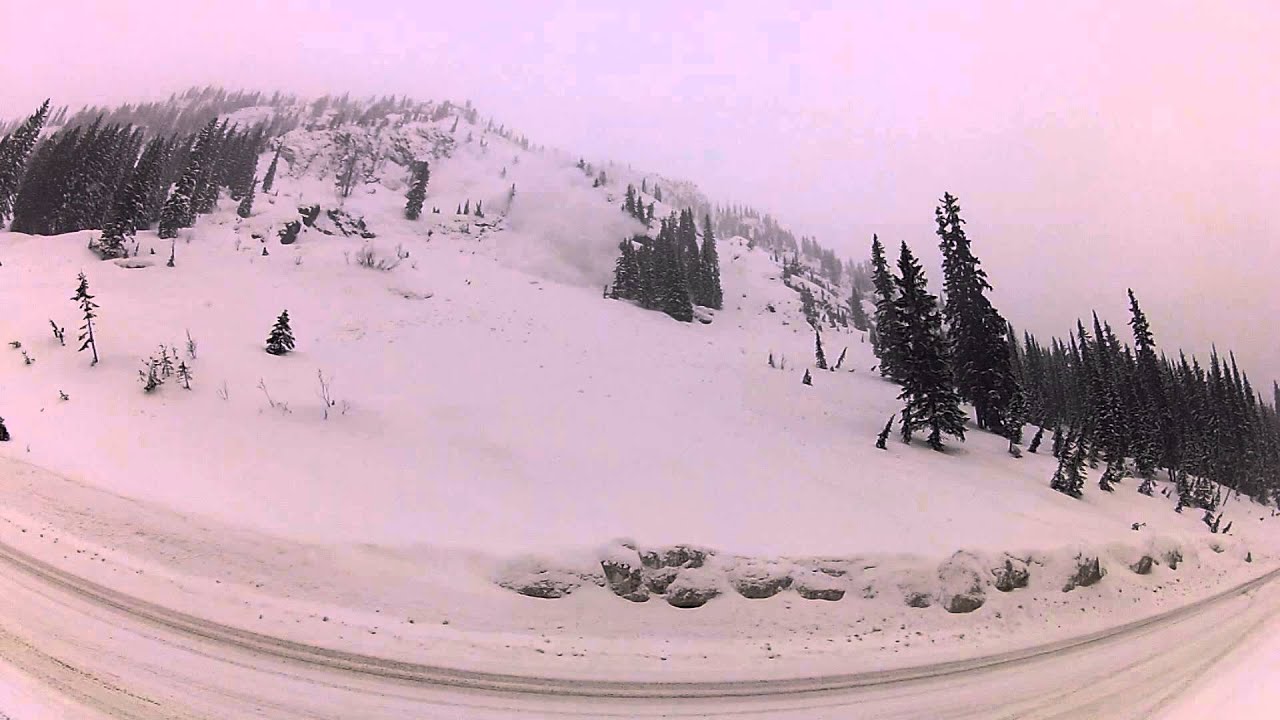 Avalanche control at Kootenay Pass, BC YouTube