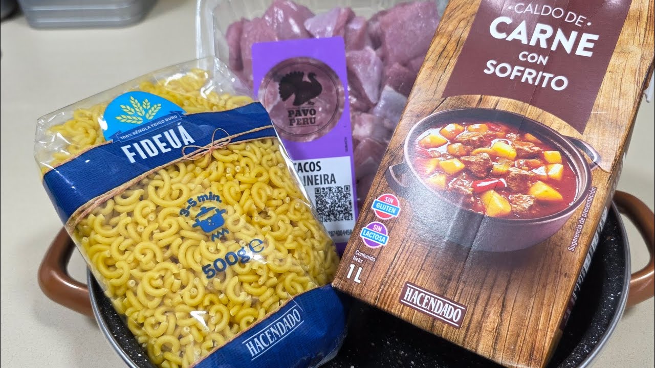 🥘 Fideuá fácil con estos 3 ingredientes de Mercadona ☝️