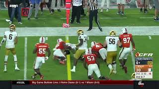 Miami vs Notre Dame 2017 FULL GAME - ALL PLAYS - 16 minutes