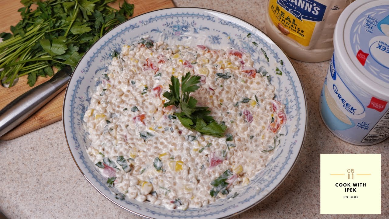 Turkish Food Recipes Pearl Couscous Salad (How To Make Couscous Salad