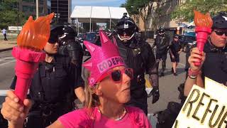 Scenes from Cleveland: March on the RNC on Sunday