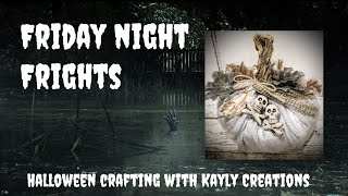 Halloween Fabric Pumpkin/Tutorial - Friday Night Fright #3