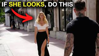What To Do When A Woman Looks At You (Easy to Advanced Methods)