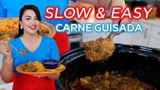 Easy Slow Cooker Carne Guisada Recipe Beef And Potatoes Stew Recipe