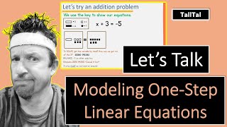 Modeling One Step Linear Equations - Math with TallTal