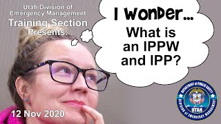 I Wonder... What is an IPPW and IPP 12 Nov 2020