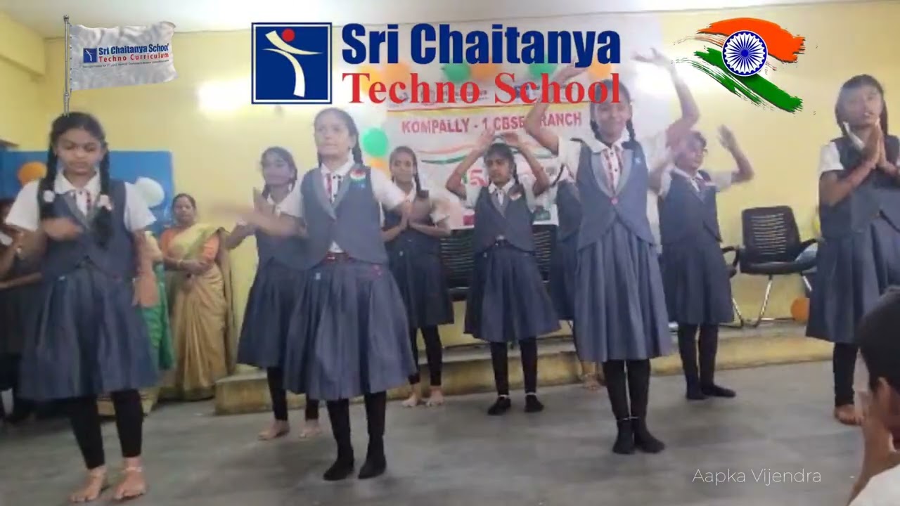 Sri Chaitanya School Girls  Dance on ‘Mere Watan’ | Independence Day 2025  