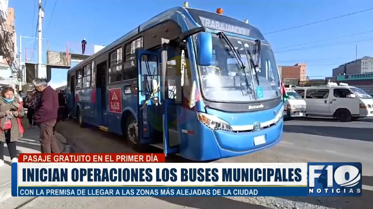 Buses Municipales de El Alto vuelven a operar en dos rutas con 20 ...