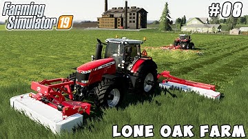 Sowing wheat, harvesting and baling hay | Lone Oak Farm | Farming simulator 19 | Timelapse #08