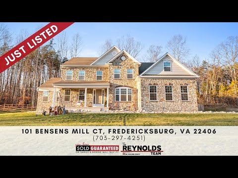 101 Bensens Mill Court, Fredericksburg, VA home video tour