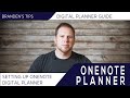 Setting up OneNote Digital Planner | #key2successplanner