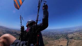 Thermaling in paragliding