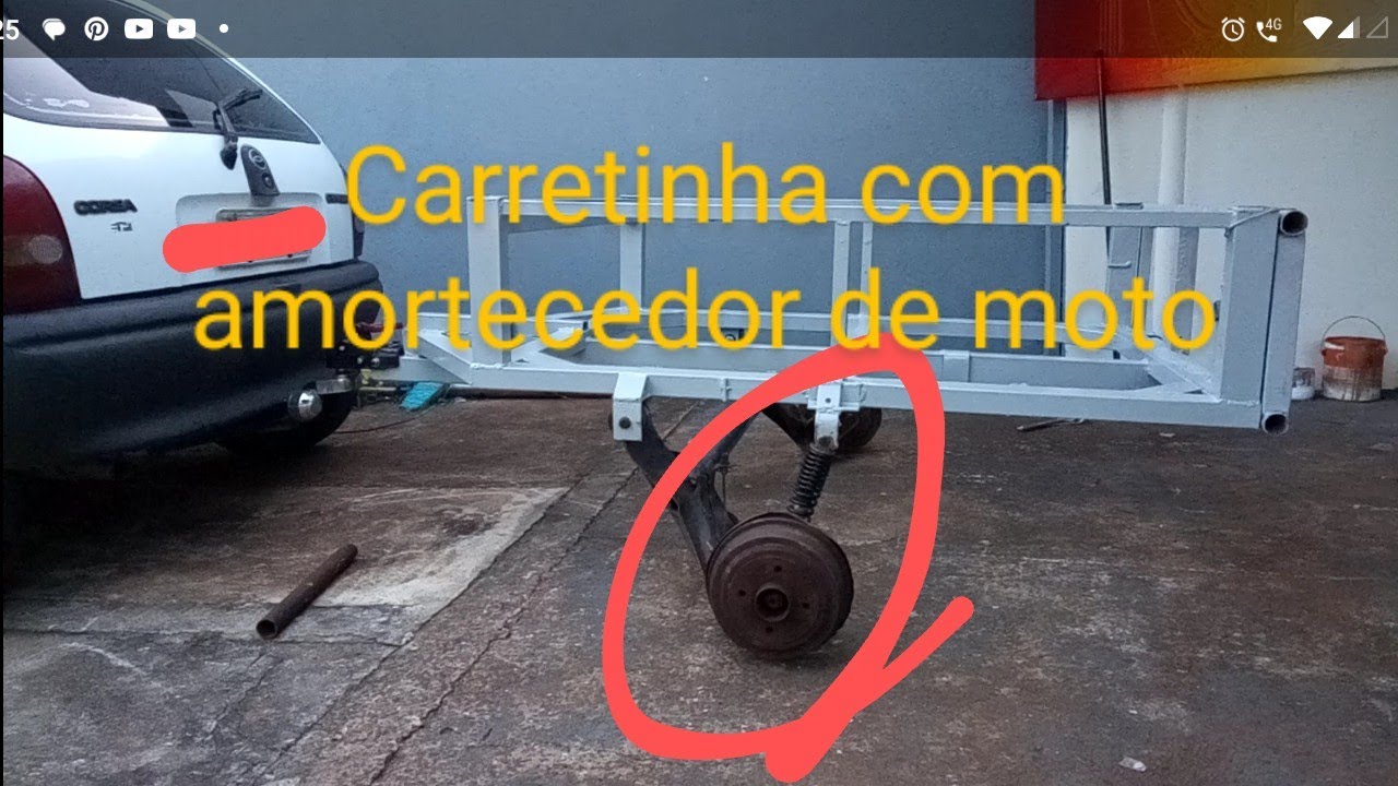 Carretinha Com Amortecedor De Moto YouTube carretinha-com-amortecedor-de-moto-youtube