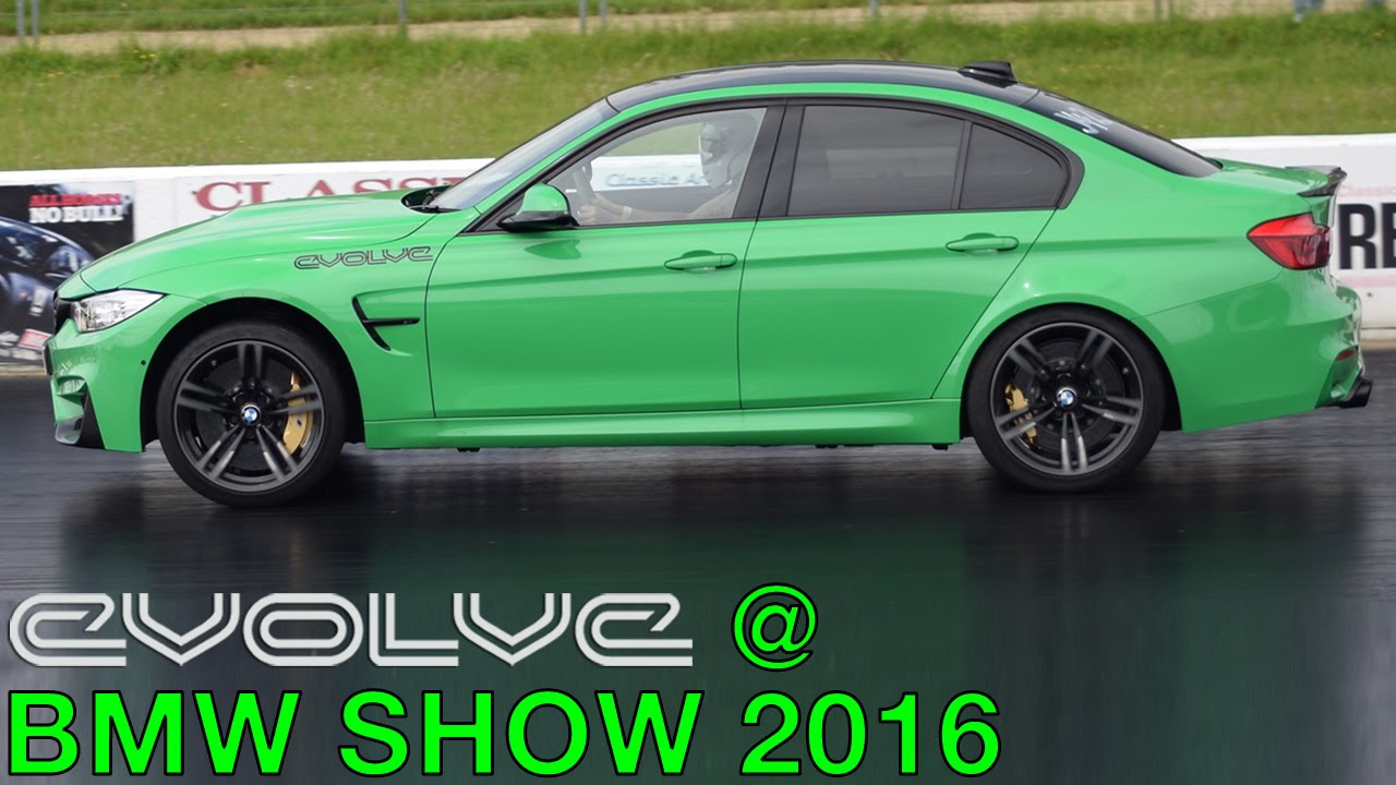 Evolve at The BMW Show Santapod 2016 M4 M3 M5 X6M E36 E46 E92 F82 F10 Video Race 1/4 Mile