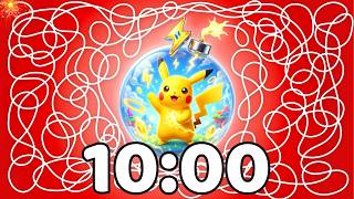 10 Minute Timer ⚡ | Pikachu Bomb Timer | Electric Countdown Surprise!