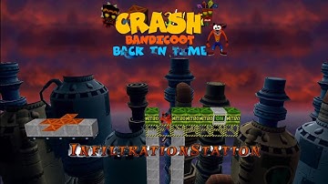 Crash Bandicoot - Back In Time Fan Game Custom Level Infiltration Station By OG_CrashFan