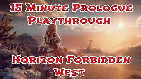 15 Minute Intro Walkthrough before Slitherfang on Very Hard - Horizon Forbidden West Gameplay