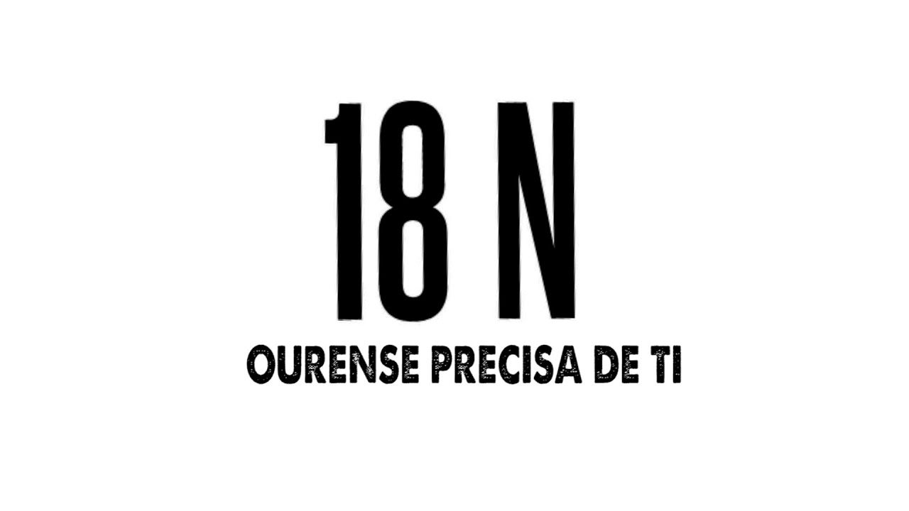 Ourense precisa de ti.18 N #sosourense