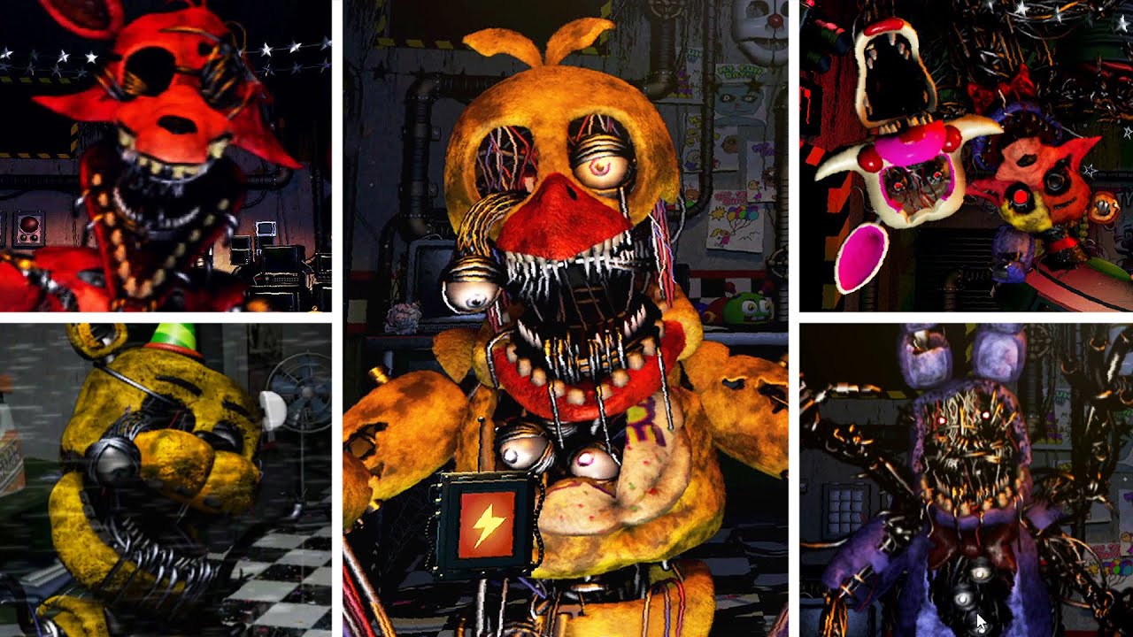 Nightmare Chica ( FNaF World Animation ) by Nixory on DeviantArt