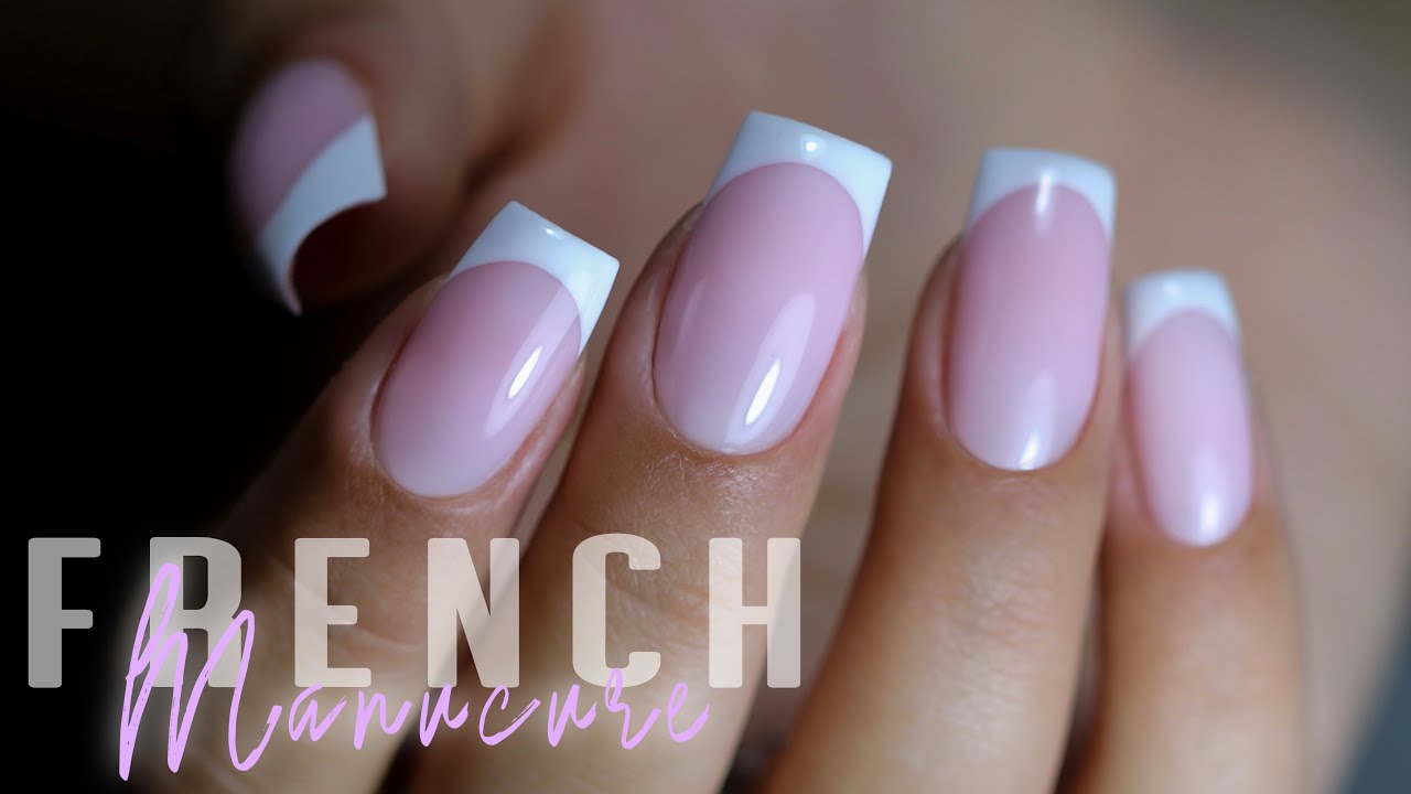 FRENCH MANUCURE - technique sans limage