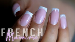 FRENCH MANUCURE - technique sans limage