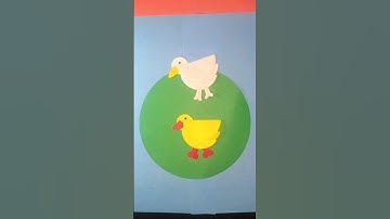 How to make  birds with craft paper | Easy birds craft with paper |