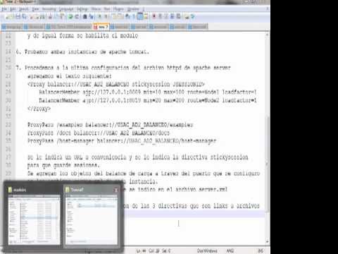Configuracion Cluster Apache Tomcat